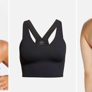 Alo yoga real bra size s black